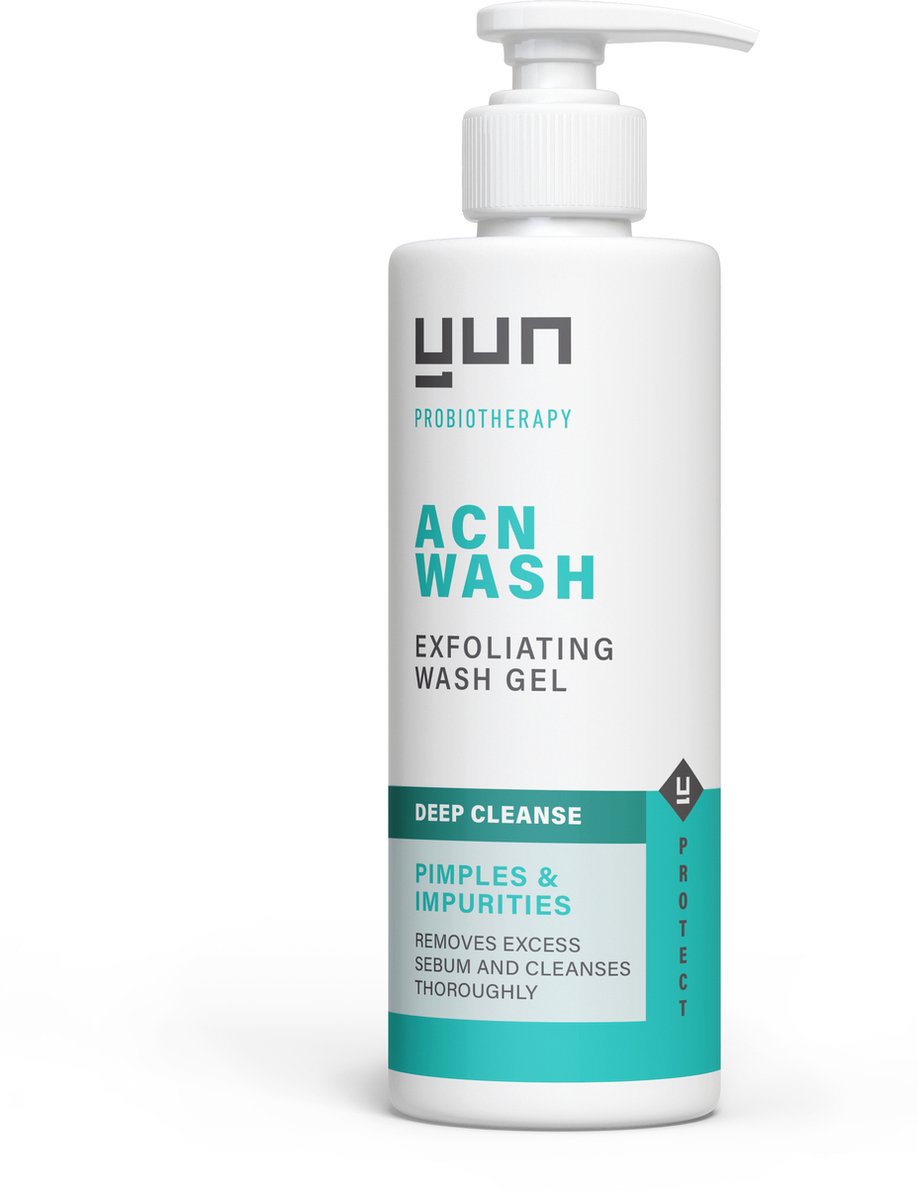 YUN ACN DEEP EXFOLIATING Face Wash 150 ml - acne symptomen en onzuiverheden