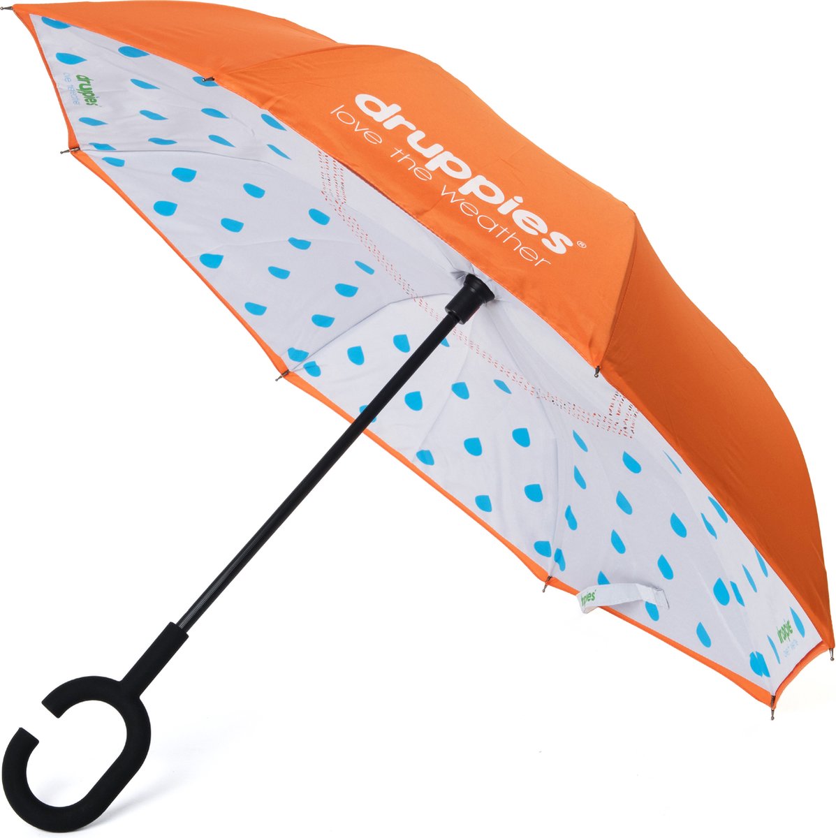 Druppies paraplu kind - oranje