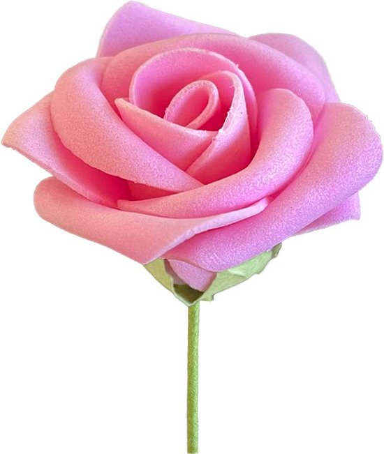Ming Roos - Decoratie - Donker roze - 250 stuks - Ø 4.5 cm - 130.2808
