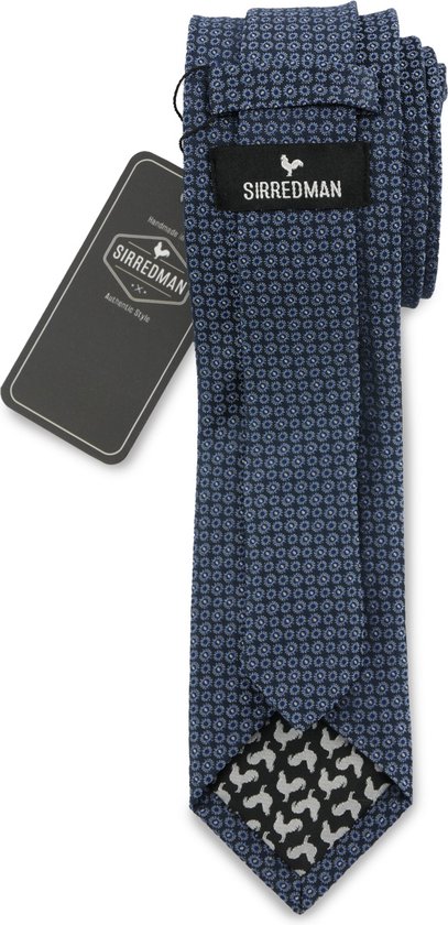 Sir Redman - Stropdassen - stropdas Talented Tailor dark blue - blauw / grijs