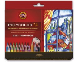 Koh-I-Noor Polycolor Coffret d'artistes - coffret de 24 pièces