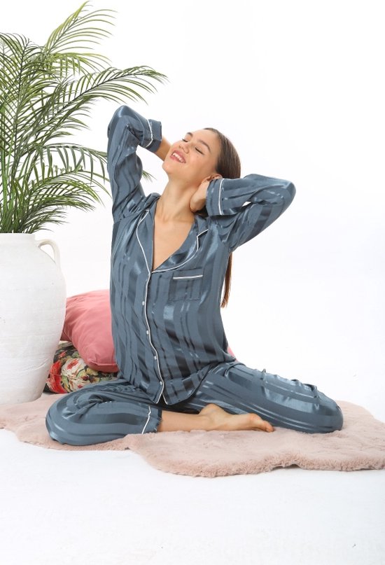 Set Pyjama Femme Viscose - Homewear - Satin Taille S