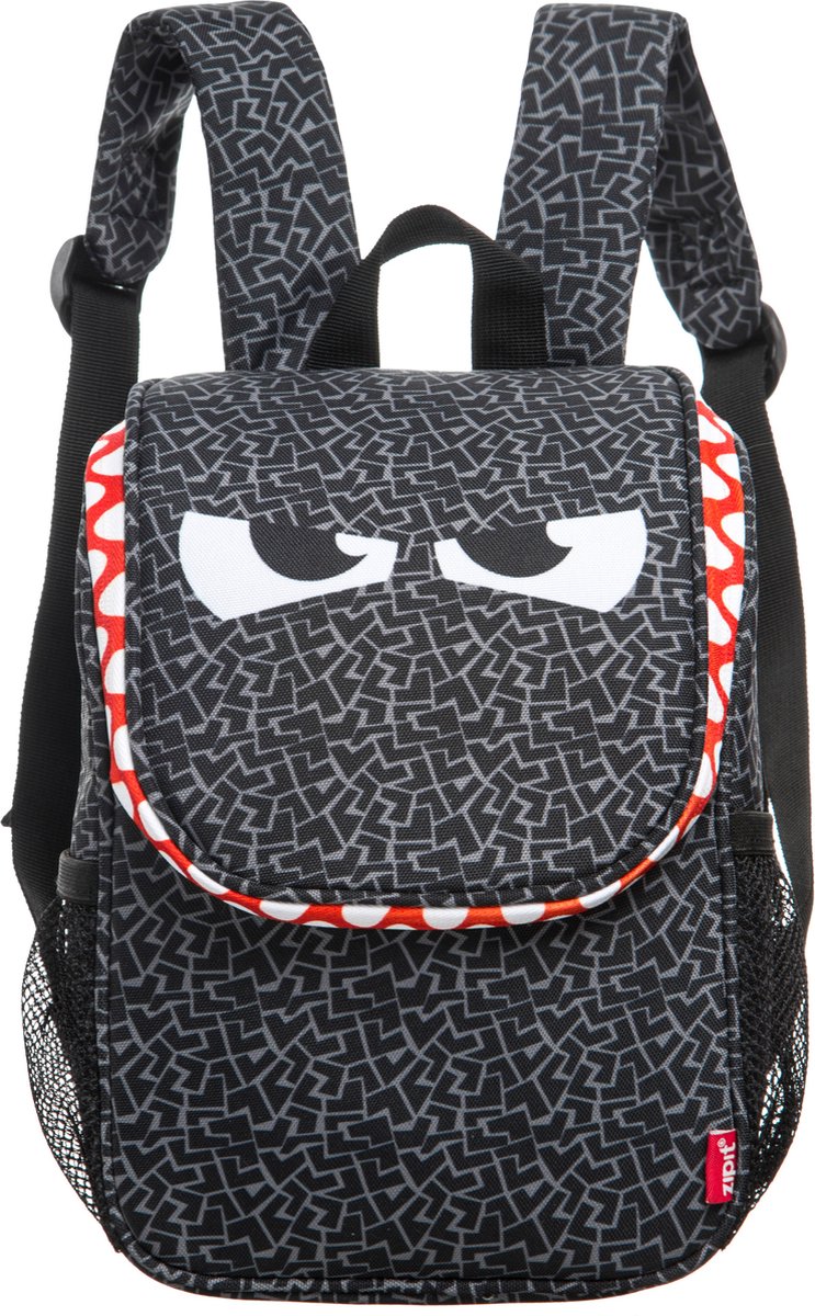 Zipit Wildlings Monster rugzak - schooltas - lunchbag - kinderen - zwart