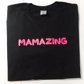 Grappig T-shirt - Mamazing - amazing - mama - moeder - moederdag - mamadag - maat L