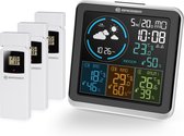 Bol.com Bresser Weerstation - Quadro Individio - Voor Binnen & Buiten - Incl. 3 Sensoren aanbieding