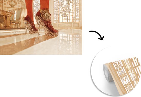 Papier Peint - Papier Papier peint photo - Pieds d'une femme à talons - Largeur 330 cm x hauteur 220 cm
