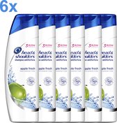 Head & Shoulders - Apple Fresh - Shampoo Antiforfora Anti-Dandred - 6x 400ml - Voordeelverpakking
