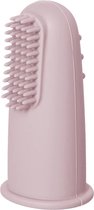 IL BAMBINI - Finger toothbrush - Baby vingertandenborstel - Set van 2 - Tandenborstel siliconen - Blush