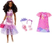 Barbie My First Barbiepop en Accessoires - Roze jurk - Barbiepop