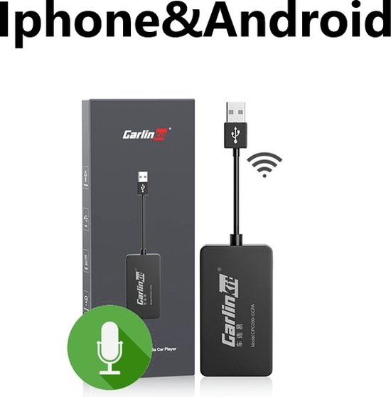 Carplay Dongle,bluetooth,apple carplay,android carplay,draadloos