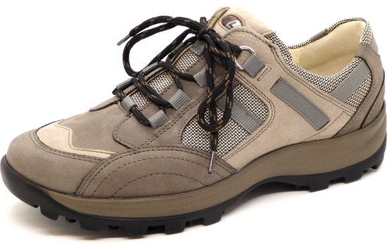Waldläufer Chaussure de marche pour femme - 471008-307-088 Grijs/ Combi - Largeur H - Taille 7½ (41)