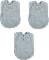 Silly Billyz Serviette Grand Bavoirs Dusty Blue 3 Pièces