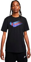 Nike Sportswear Swoosh T-shirt Met Korte Mouwen Mannen Zwart - Maat S