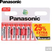 Panasonic batterijen AA - 10 stuks per pak - voordeelpak - 2 pakken