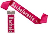 Sjerp Bachelorette - Roze / Wit - Polyester - 85 x 10 cm - 1 stuk - Decoratie - Feest - Vrijgezellenfeest
