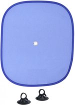 Zonwering Zonnescherm Auto UV Protectie 2 Stuks Autozonwering Voor Autoraam Zijruit -Blauw
