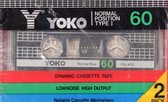 Yoko Cassette 60 Minutes 2 Pack