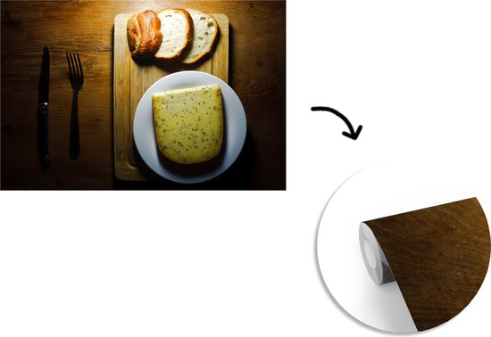 Fond d' fotobehang de fromage Gouda au cumin