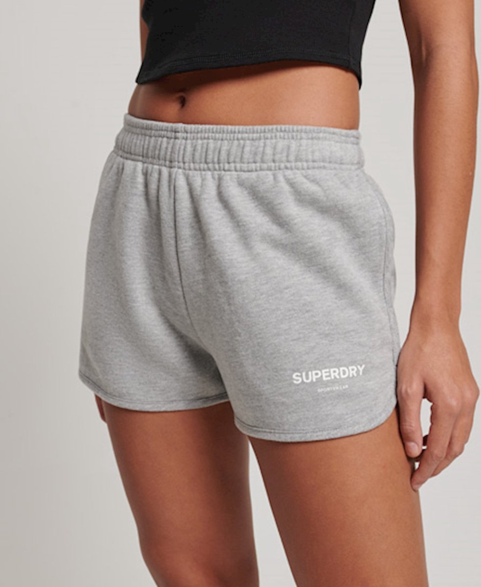 Superdry Code Core Sport Sweatshort Korte Broek 2XS Vrouw Grijs
