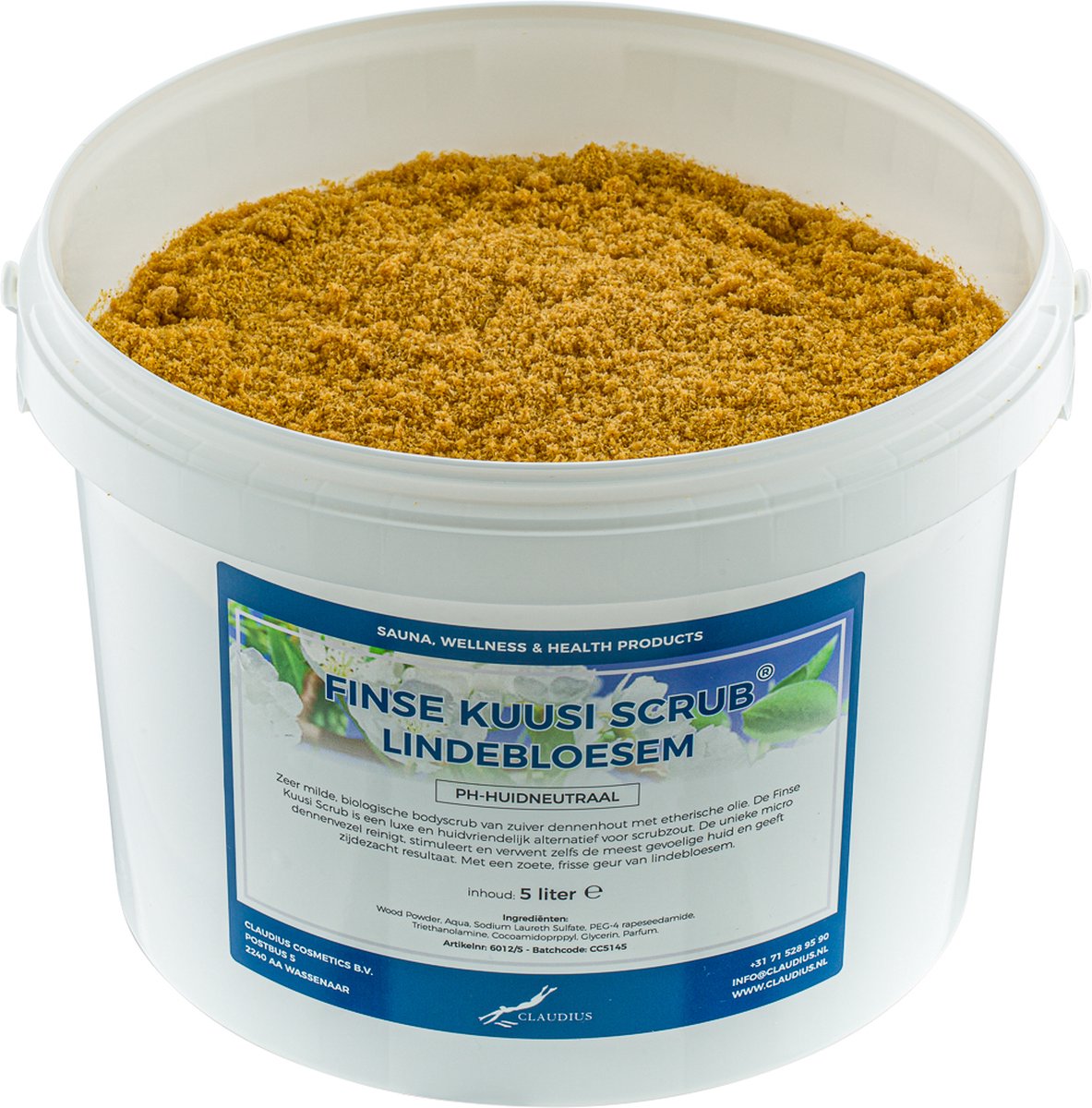 Goedkoopste Kuusi Scrub Lindebloesem 5 liter - Hydraterende Lichaamsscrub