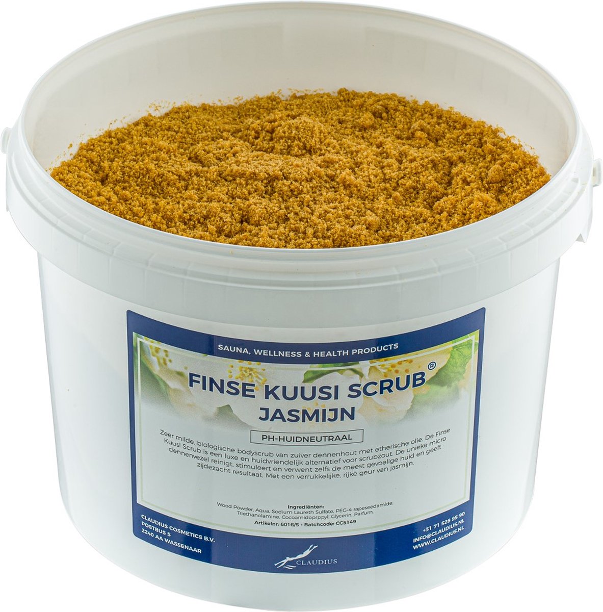 Goedkoopste Kuusi Scrub Jasmijn 1 liter - Hydraterende Lichaamsscrub