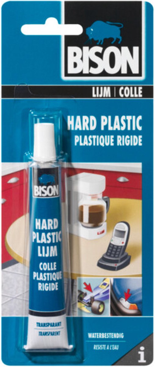 6x Bison Plastic Lijm Hard 25ml