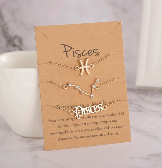 Sterrenbeeld Armband Set- Astrologie - Pisces - Vissen - EmmyRovi