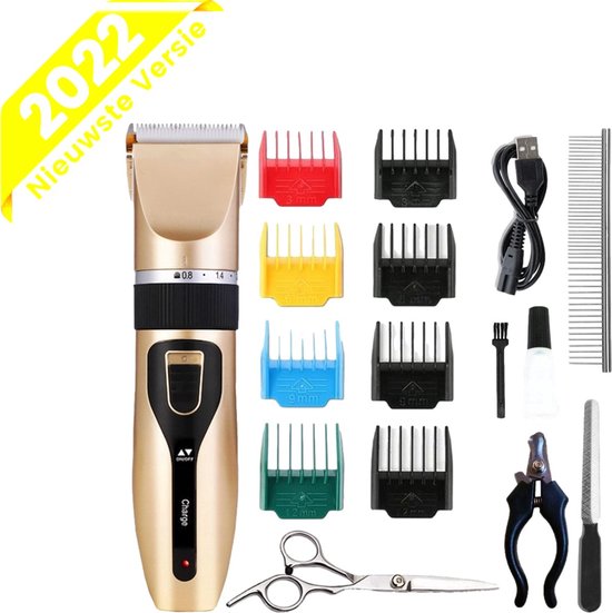 Royal Pets™ Complete hondentondeuse set Draadloos tondeuse