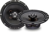 Caliber Autospeakers - Ø 16,5 cm speaker frame - 30 mm Mylar Dome Tweeters - 240 Watt Totaal Vermogen - 2-weg Coaxiaal Luidspreker set (CDS6)