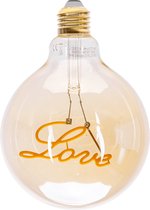 LED Lamp - Igia Glow Love - E27 Fitting - 4W - Warm Wit 1800K - Amber