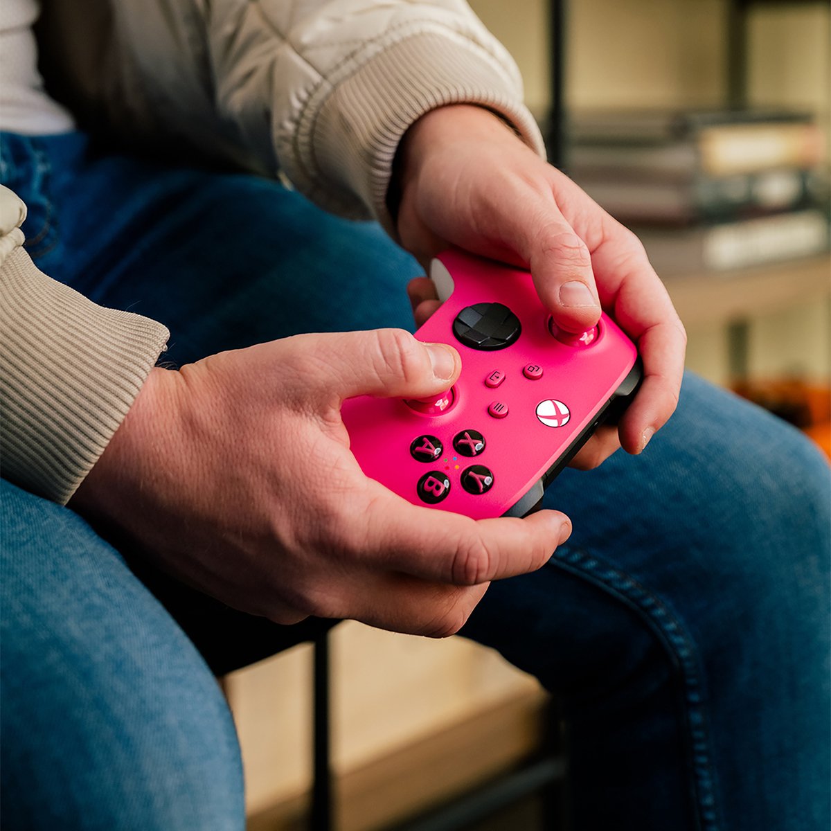 Xbox Draadloze Controller - Deep Pink - Xbox, PC, Cloud Gaming thumbnail 3