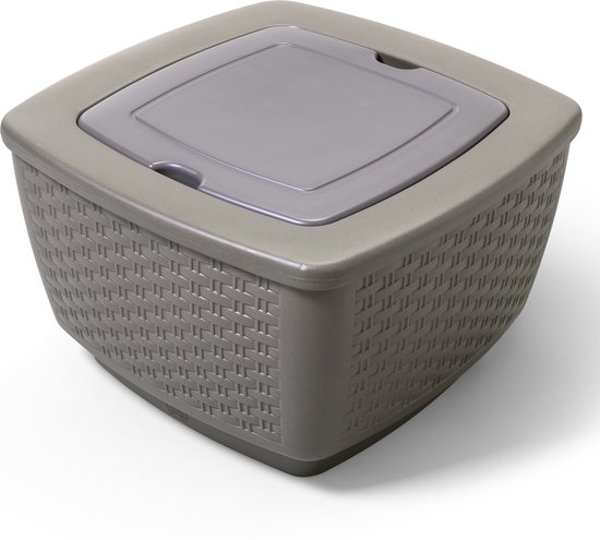 Step2 Just Chillin’ Patio Table & Ice Bin - Buitentafel & ijsbak in één - Wicker-look van Step2 — afbeelding 2