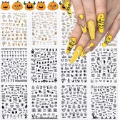 GUAPÀ® Nagelstickers | Nagel Stickers Halloween | Nail Art 3D Stickers | Nagelstickers Kinderen | Nagel Stempel | 12 Sheets Nagelstickers