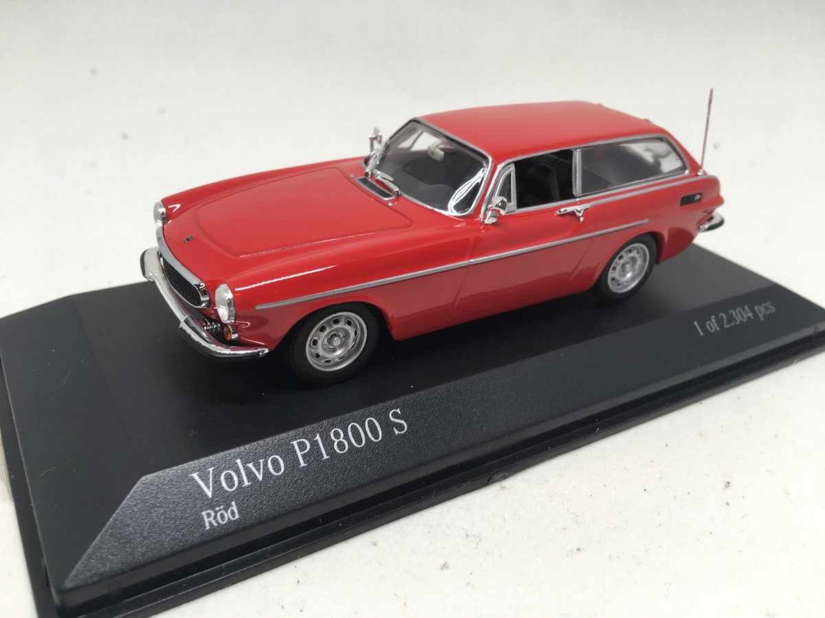 VOLVO P1800 ES - Rood - 1:43 - Minichamps - Modelauto