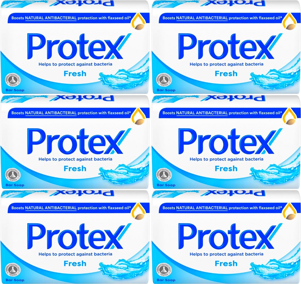 Protex Hand Soap Fresh - Savon antibactérien pour les mains - 6 x 90g -  Pour le visage... | bol.com