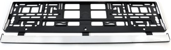 Kentekenplaat houder - Chroom - Voor plaatmaat: 520x110mm