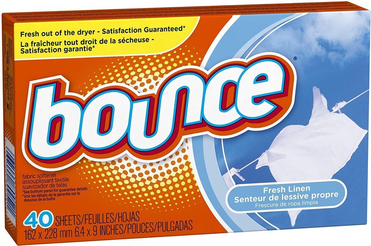 Bounce Fabric Softener Sheets Outdoor Fresh Scent 40 Count
