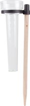 Benson Regenmeter/neerslagmeter plexieglas op een stok kunststof/hout 36 cm