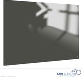 Whiteboard Glas Solid Office Grey 60x90 cm | sam creative whiteboard | Grey magnetic whiteboard | Glassboard Magnetic