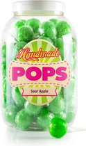Handmade Pops - Sour Apple - 70 sucettes - sucette - sucettes