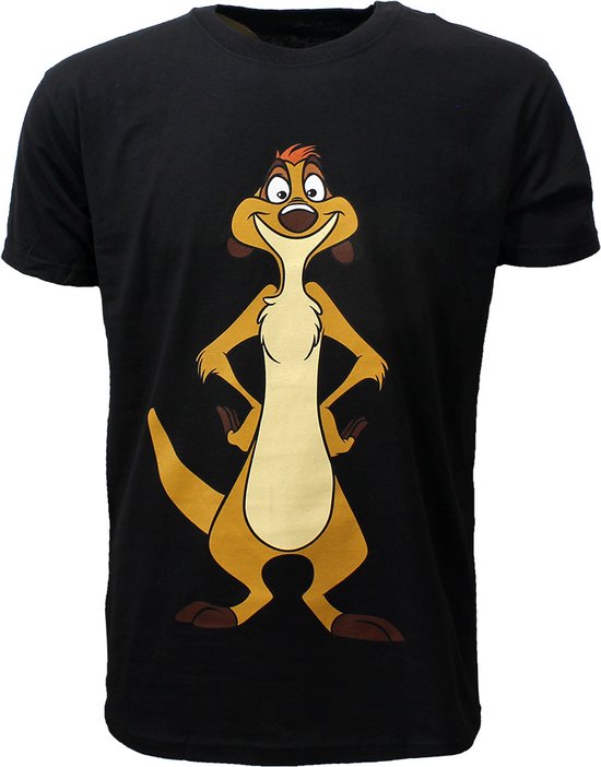 Disney The Lion King – Timon T-Shirt Zwart