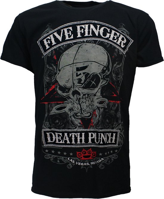 Five Finger Death Punch Wicked T-Shirt Zwart - Officiële Merchandise
