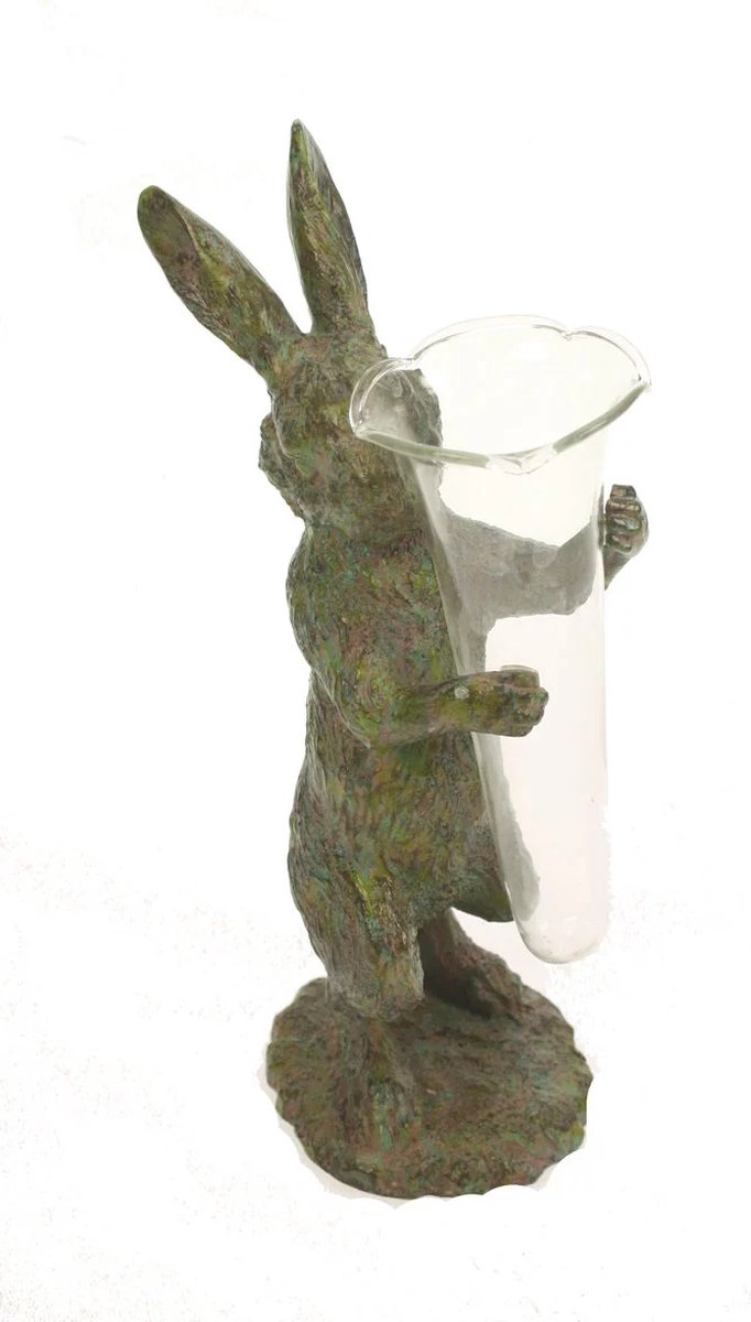 MEA Vaasje Haas, groen 6,35x9,5x18cm Zie foto