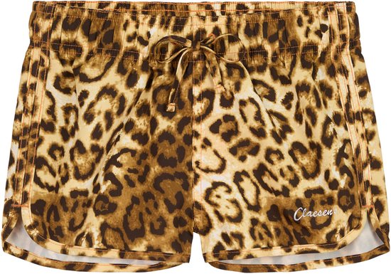 Claesen's® - Meisjes Swimshort - Leopard - 100% Polyester