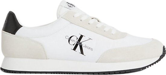 Calvin Klein Suede Heren Sneakers - Wit - Maat 40