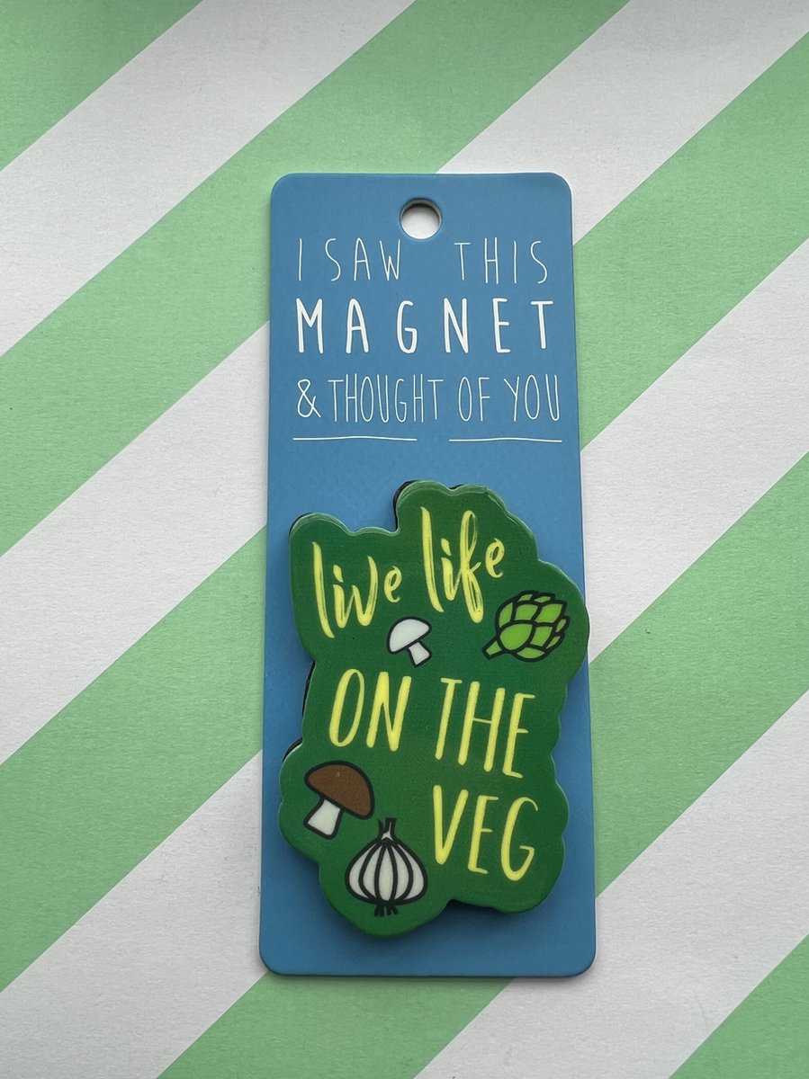 Koelkast magneet - Magnet - Live Life on the Veg - MA63