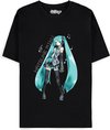 Hatsune Miku - Musical Icon Dames T-shirt - XL - Zwart