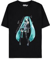 Hatsune Miku - Musical Icon Dames T-shirt - XL - Zwart