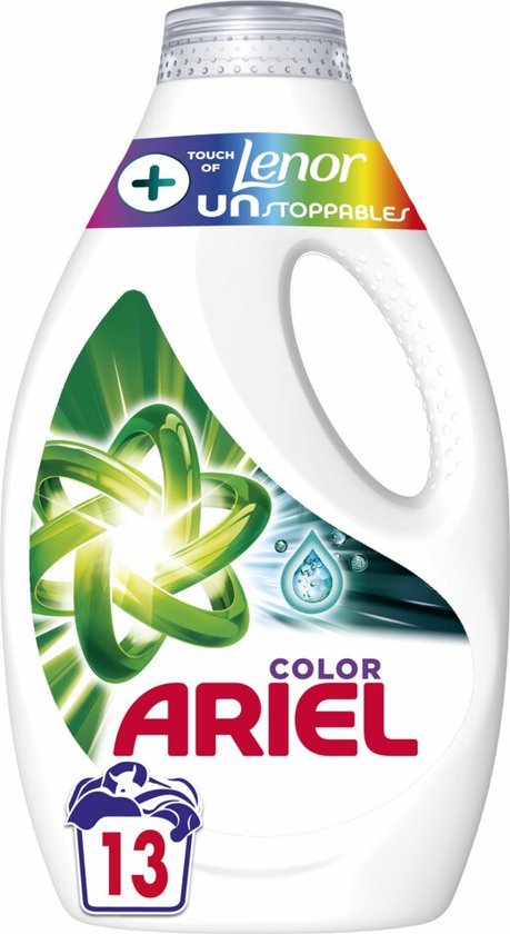 Ariel Color Vloeibaar Wasmiddel+ Lenor Unstoppables 585 ml | bol