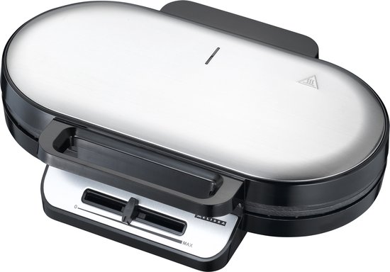 Melissa Wafelijzer - Hartvorm - 1200W - Dubbele Wafelmaker - 10 wafels per keer - 16250087 - Zwart — afbeelding 2